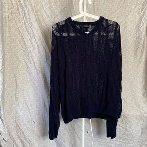 Navy blue sweater